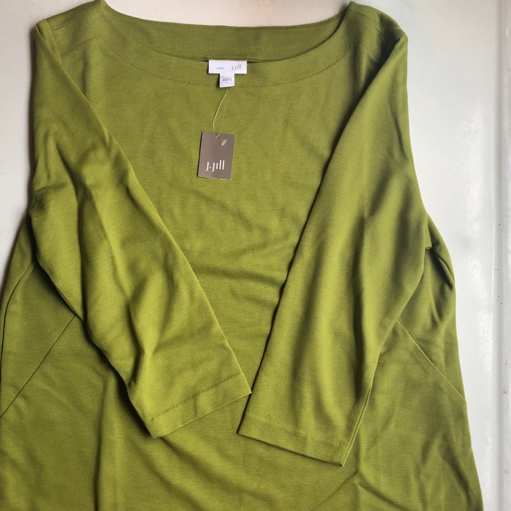 Large green J Jill tunic